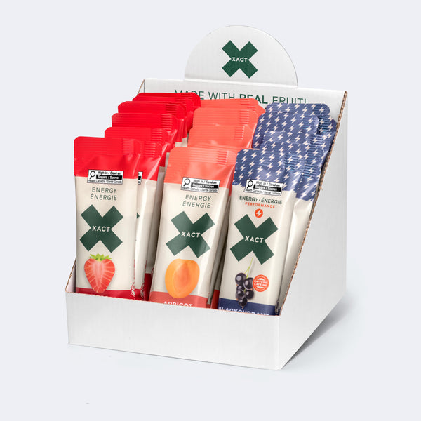 XACT Energy Fruit Gels (Box of 24)